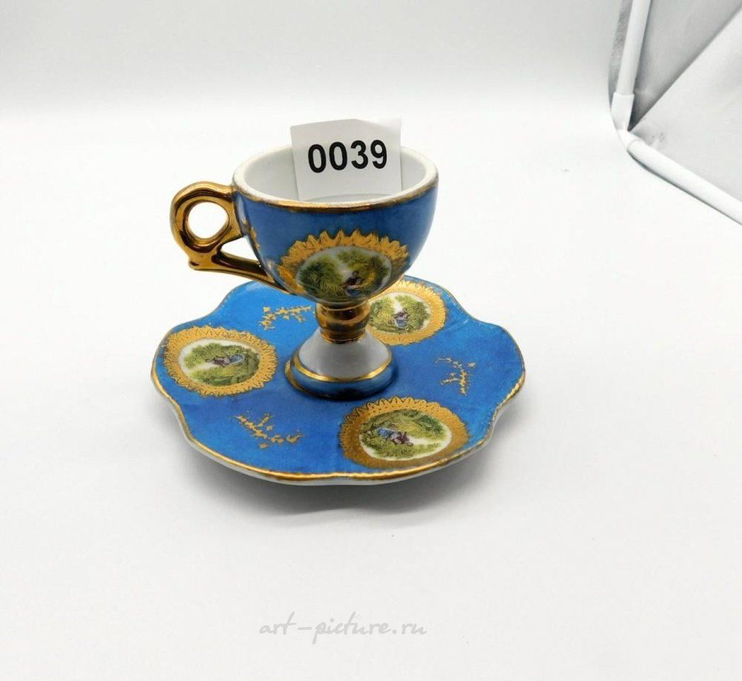Royal Vienna , КОФЕЙНАЯ ЧАШКА С БЛЮДЦЕМ