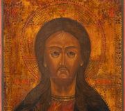 ОЧЕНЬ БОЛЬШАЯ ИКОНА С ИЗОБРАЖЕНИЕМ ХРИСТА ПАНТОКРАТОРА