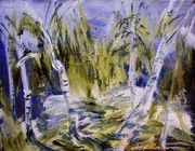 Предчувствие весны масло, холст 