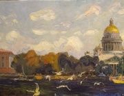 Парадный Петербург масло, холст 
