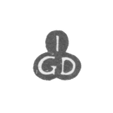 Клеймо мастера Дехио Иоганн Готфрид - Таллин - инициалы "IGD" - 1771-1790 гг.