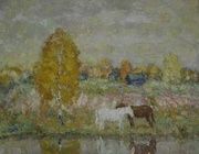 Бабье лето. Холст, масло. 70 х 90 см
