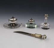Открыватель для писем с гильошированной эмалью