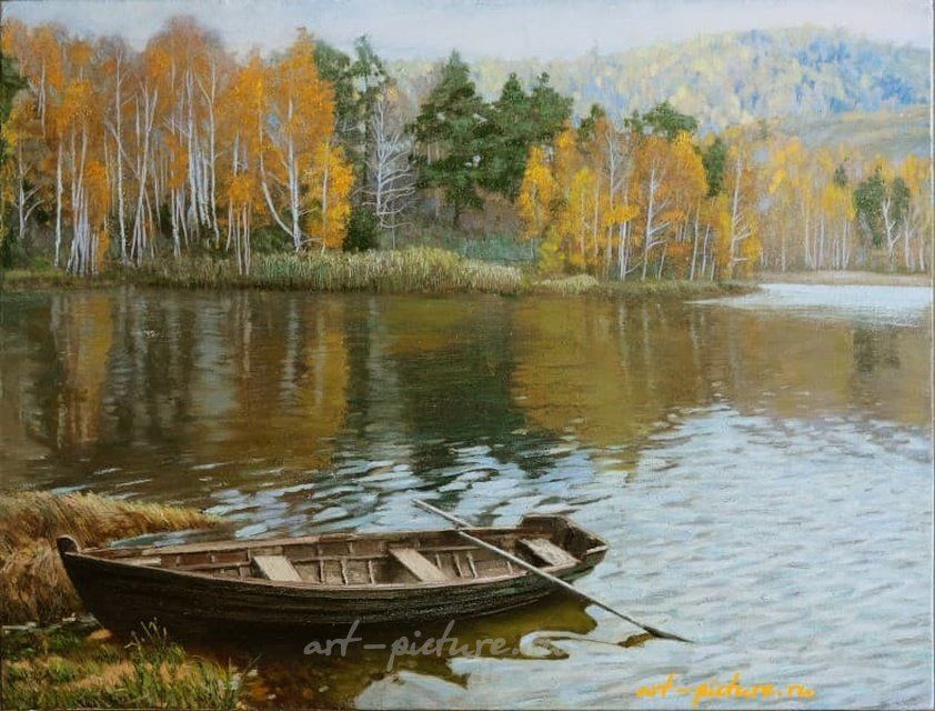 Дуновение холст, масло