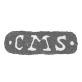 Клеймо мастера Штеле Карл Магнус - Ленинград - инициалы "CMS" - 1830-1849