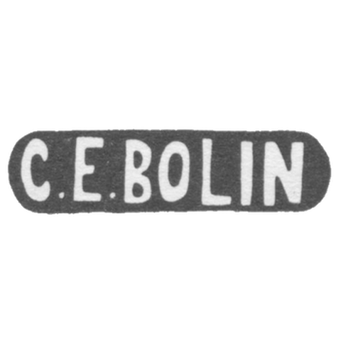 Торговый дом фабрики Болин - Москва - инициалы "C.E.BOLIN" - 1889-1916 гг.