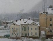 Уголок Смоленска. Холст, масло. 80 х 50 см