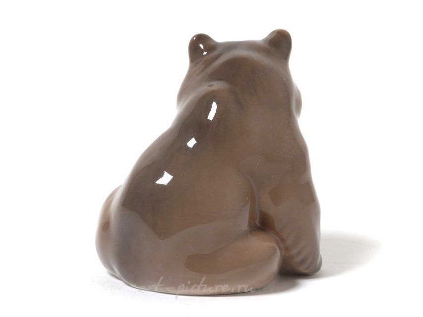 Медведь на корточках. Дания, г. Копенгаген, Royal Copenhagen, 1923-1928 гг.