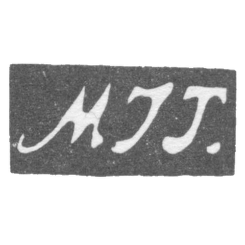 Клеймо мастера Тимофеев Михаил - Москва - инициалы "MIT." - 1817-1827 гг.