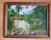 "Туана" Холст на картоне, масло