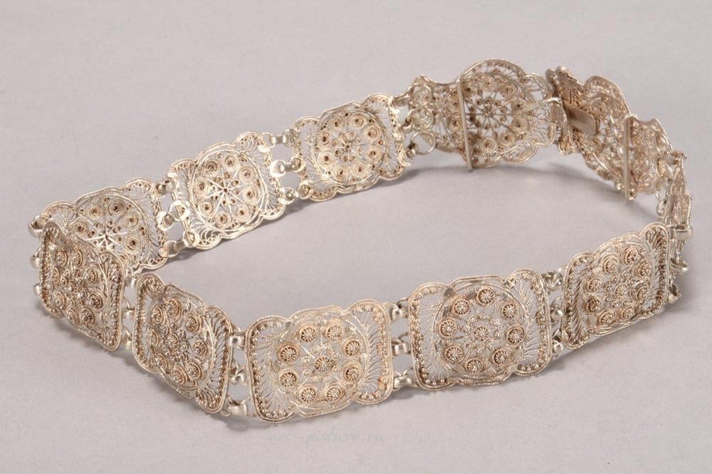 Russian silver , Russian Caucasus Silver and Niello Belt.