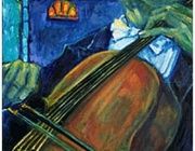 Violoncellist Холст, масло 