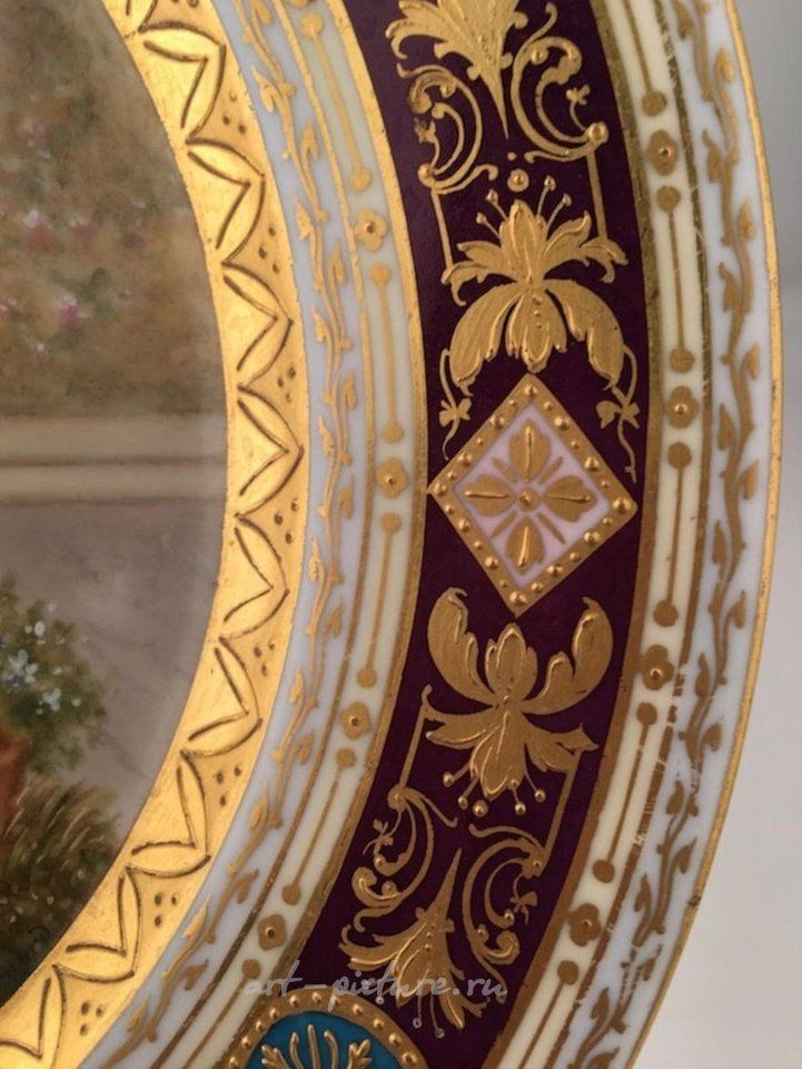 Royal Vienna , Royal Vienna тарелка с портретом