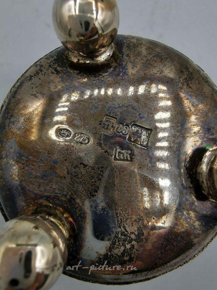 Russian silver , Russian Cloisonne Cup