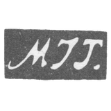 Клеймо мастера Тимофеев Михаил - Москва - инициалы "MIT." - 1817-1827 гг.