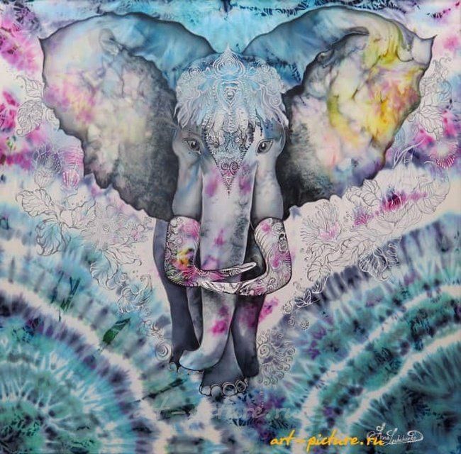 Elephant холодный батик