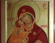 Донская икона Божией Матери. дерево,золочение, темпера, лак. 
