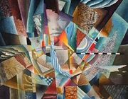 Лунный свет Шелк-холодный батик-шелкография 