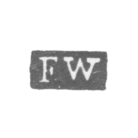Клеймо мастера Веннерстрем Олоф Фредерик - Ленинград - инициалы "FW"