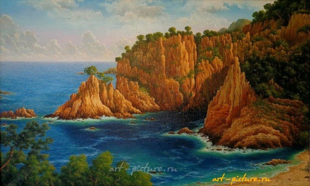 Бухта счастья холст масло