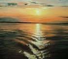 купить Закат на Иртыше масло, холст 