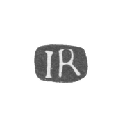 Клеймо мастера Равич Иван Андреевич - Киев - инициалы "IR" - 1721-1749 гг.