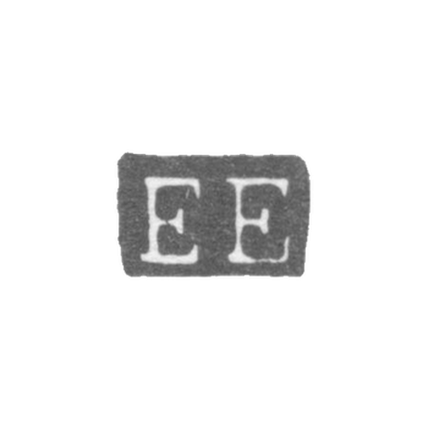 Клеймо мастера Энквист Эрик - Ленинград - инициалы "EE"