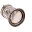 Russian baroque silver-gilt mug with a crowned lid...