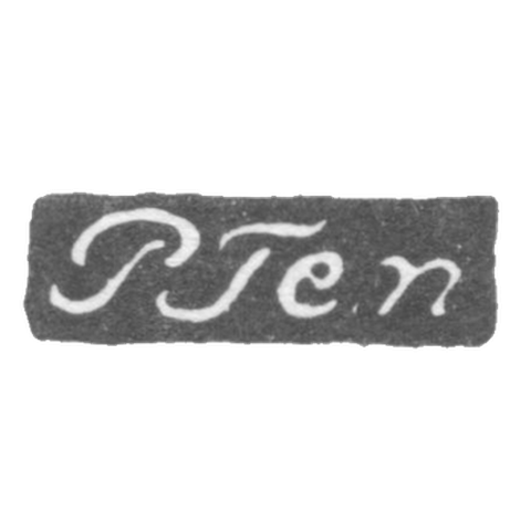 Клеймо мастера Теннер Пауль Магнус - Ленинград - инициалы "P Ten"