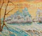 купить «Зимний вечер» Холст / Масло 