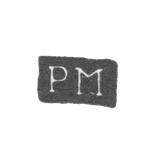 Клеймо мастера Мадсен Петер - Ленинград - инициалы "PM"