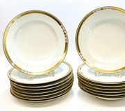Фарфоровая обеденная посуда Wedgwood в стиле империи для 12 человек