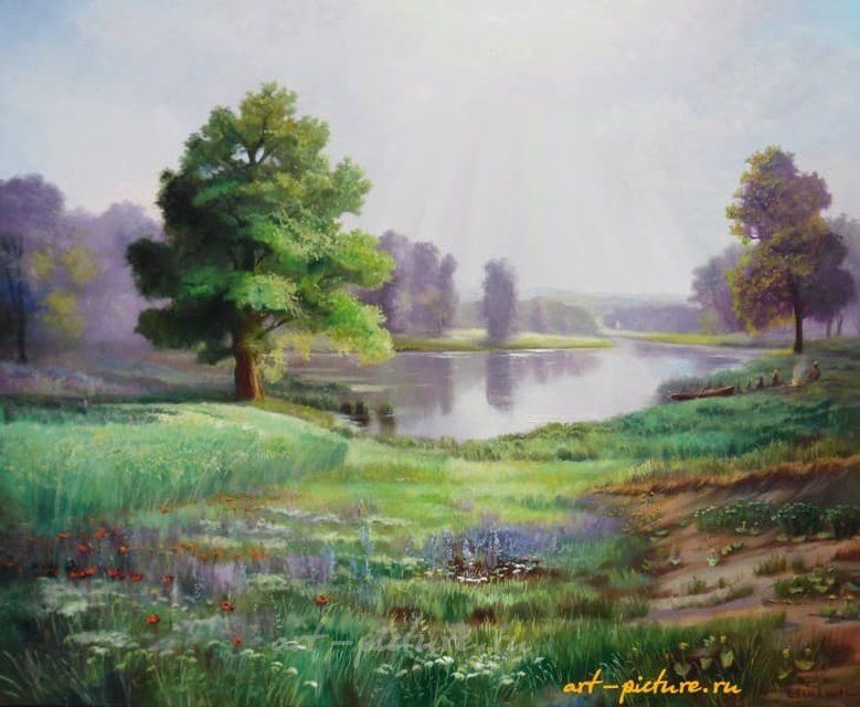 После дождя Масло , холст