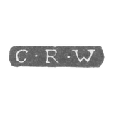 Клеймо мастера Виттинг Карл Рейнгольд - Ленинград - инициалы "C-R-W"