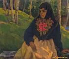 Статуэтка "Портрет женщины в русск…