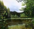 Статуэтка Озерцо Масло,холст 