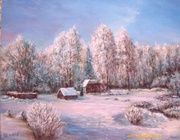 Солнечный день масло, холст 