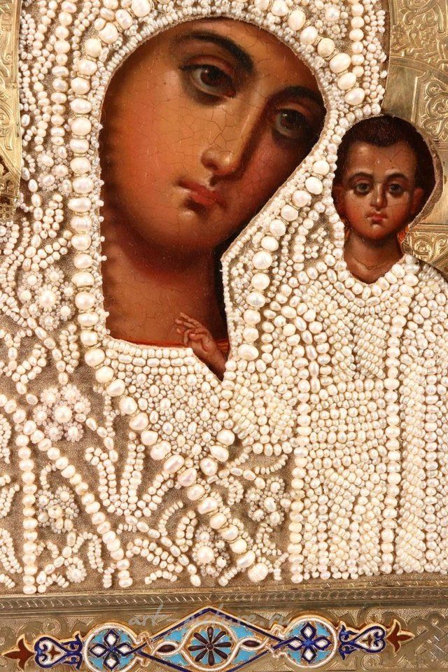 Русское серебро , Русская серебряная и эмалевая икона.