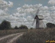 "Жнiвень" холст, масло 