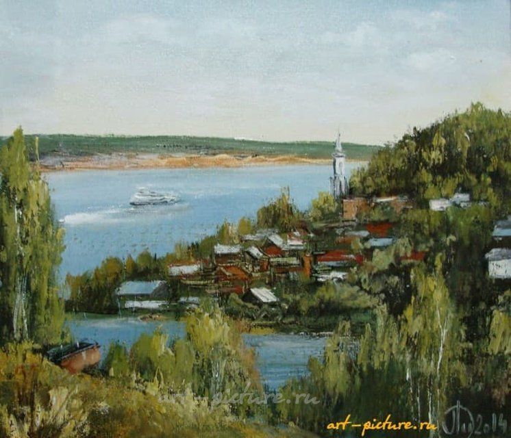 Плёс масло,холст