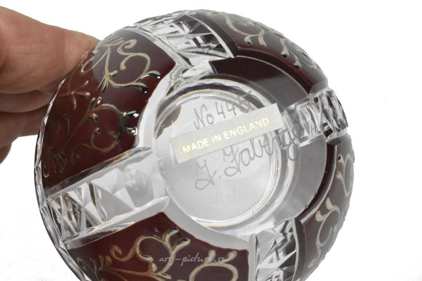 Russian silver , THEO FABERGE CRYSTAL & STERLING EGG, ST. VLADIMIR