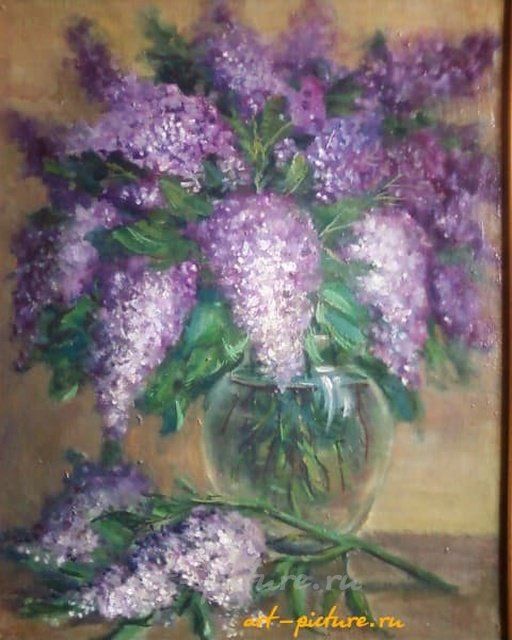 Душистая сирень холст,масло