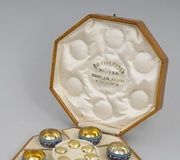 Russian Cloisonné Enamel Salt Cellars: A Cased Set of Six by ...