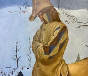 "Домик в овраге". Витебск, 1996 год. Холст, масло. Размер 67/52 см.