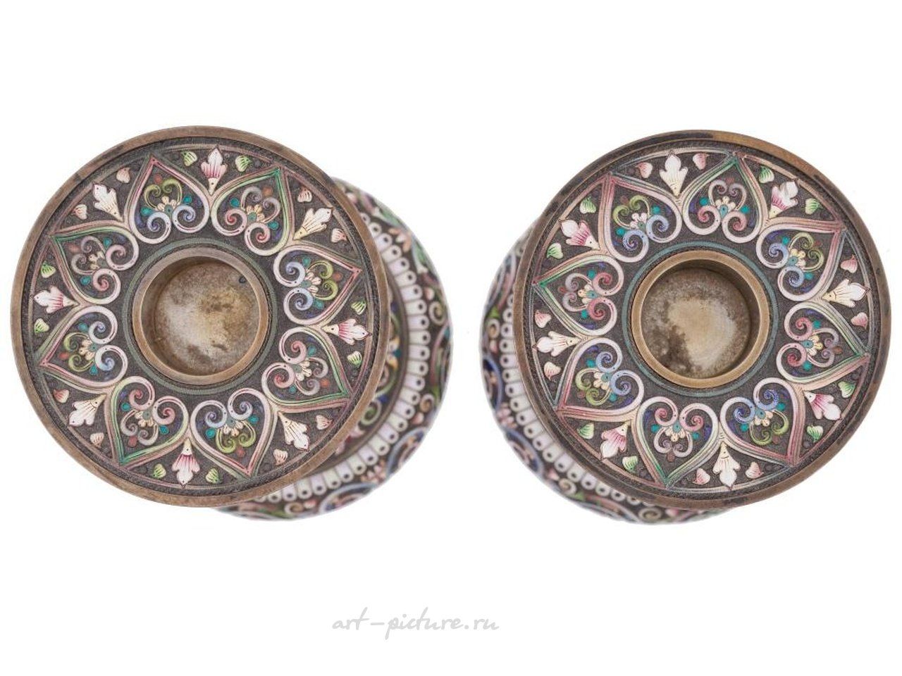 Russian silver , RUSSIAN GILT SILVER CLOISONNE ENAMEL EASTER EGG