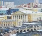 Статуэтка Первый снег х.м. 