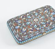 Русский серебряный сигаретный кейс. Марка производителя CH (кириллица), K...