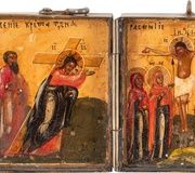 МАЛЕНЬКИЙ ТРИПТИХ, ПОКАЗЫВАЮЩИЙ ХРИСТА ПЕРЕД ПИЛАТОМ, ХРИСТА НЕСУЩЕГО