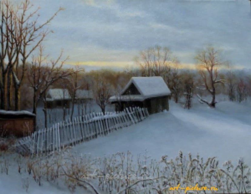Заброшенные дачи х/м 
