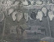 Камбала. Гравюра. 36 х 45 см.
